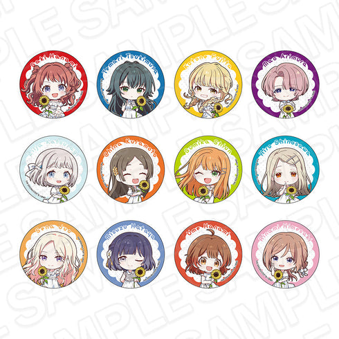 『学園アイドルマスター』カンバッジ(ブラインド) sunflower ミニキャラ ver. セット
